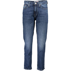 Calça jeans e calça Tommy Hilfiger de algodão azul