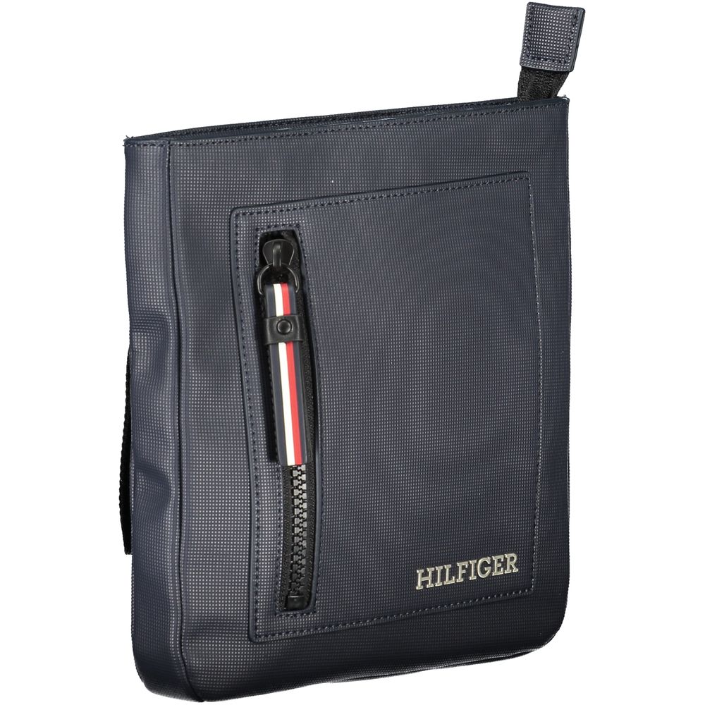 Bolsa de ombro Tommy Hilfiger Chic Blue com detalhes contrastantes