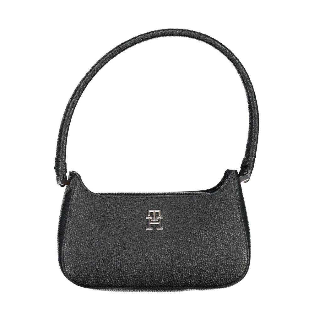 Bolsa Tommy Hilfiger Preta de Polietileno