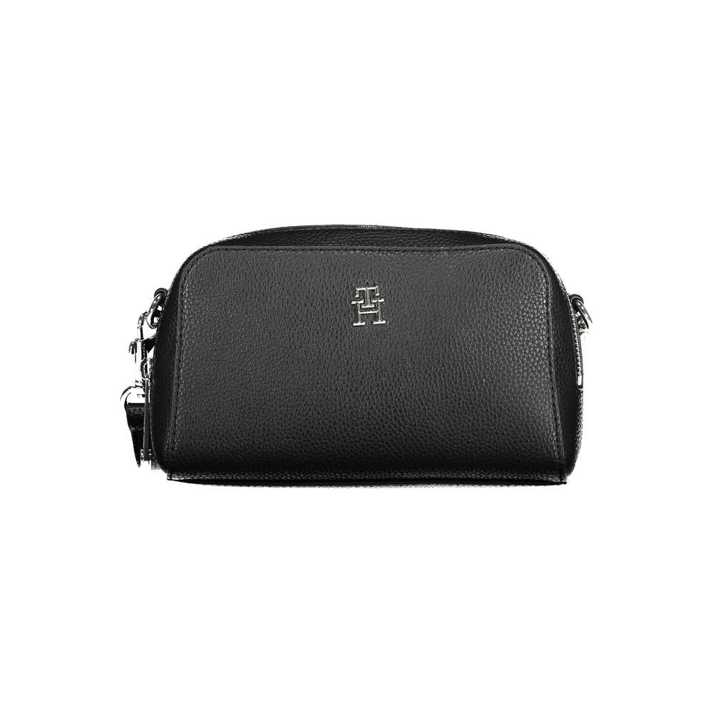 Bolsa Tommy Hilfiger Preta de Polietileno