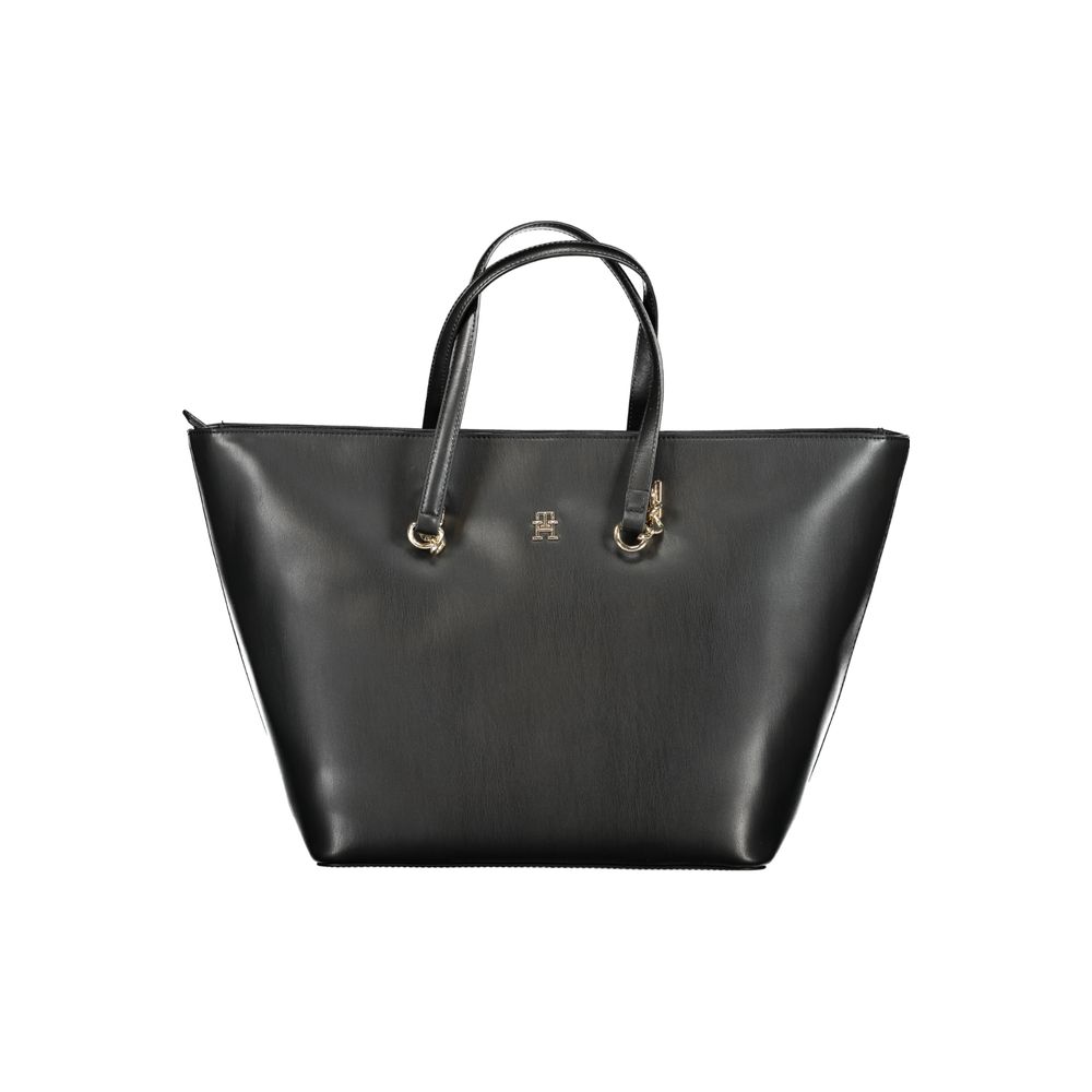 Bolsa Tommy Hilfiger Preta de Polietileno