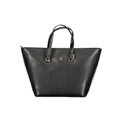 Bolsa Tommy Hilfiger Preta de Polietileno