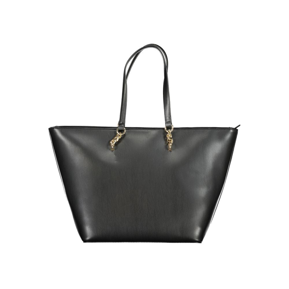 Bolsa Tommy Hilfiger Preta de Polietileno