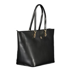 Bolsa Tommy Hilfiger Preta de Polietileno