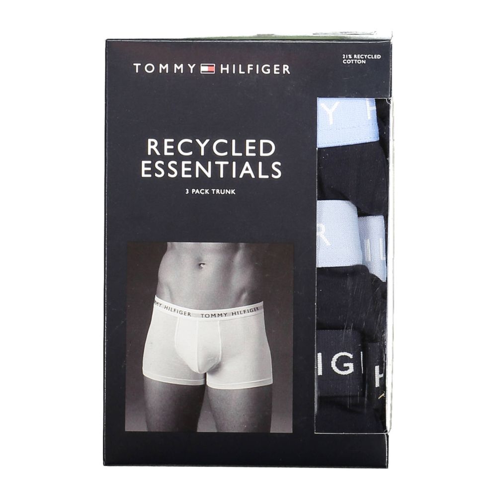 Pacote Trio de Boxers Tommy Hilfiger Pretos de Algodão Masculino