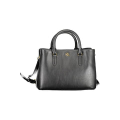 Bolsa de couro preta Ralph Lauren