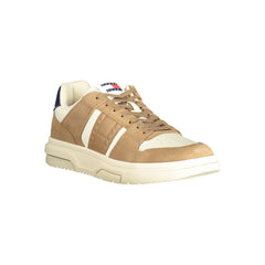 Tênis Tommy Hilfiger Bege Couro Masculino