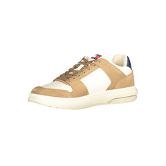 Tênis Tommy Hilfiger Bege Couro Masculino