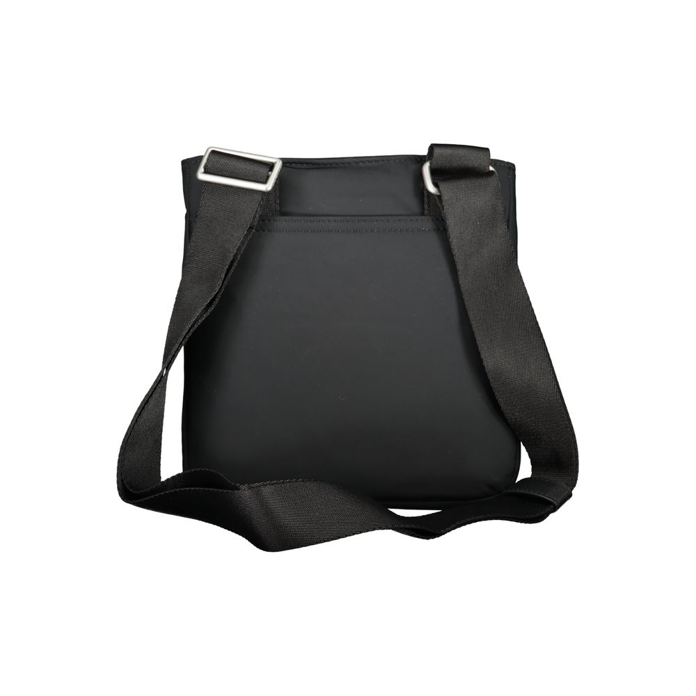 Bolsa de ombro Tommy Hilfiger preta de poliéster