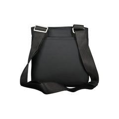 Bolsa de ombro Tommy Hilfiger preta de poliéster