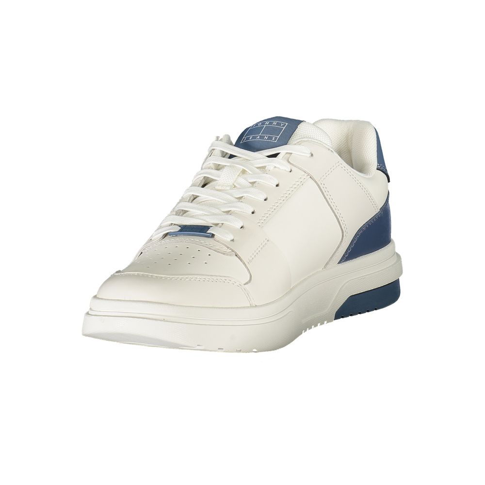 Tênis Tommy Hilfiger Masculino em Couro Branco