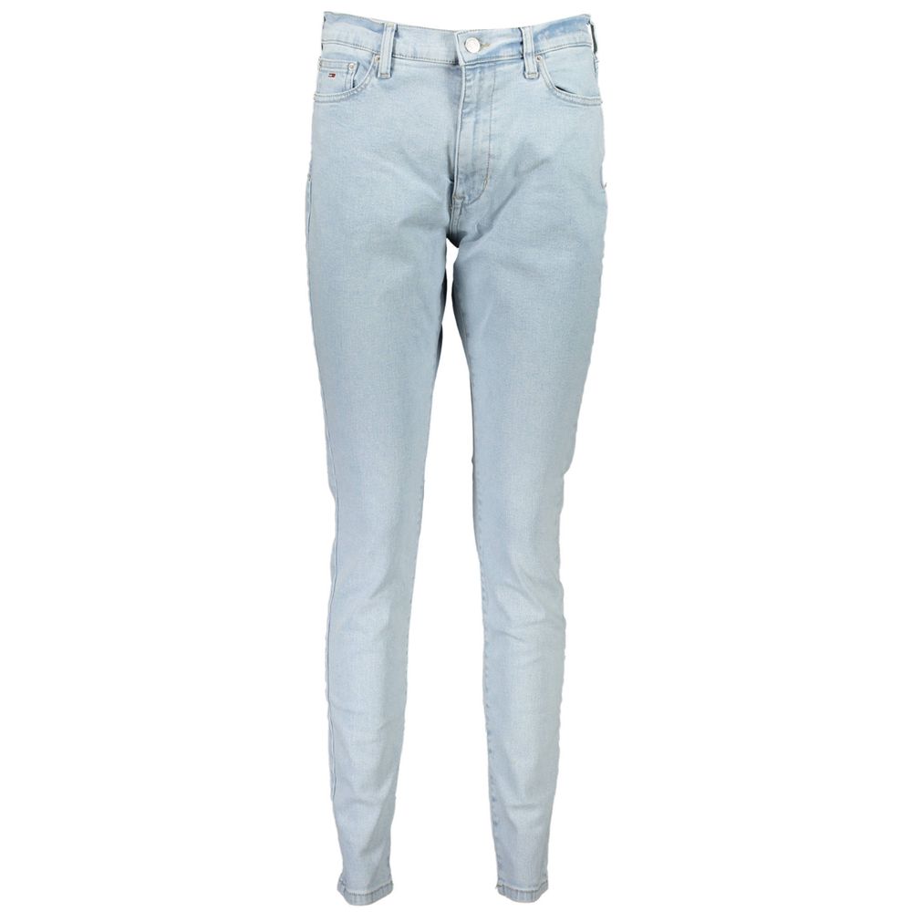 Calça Jeans Tommy Hilfiger Azul Claro Algodão Feminina