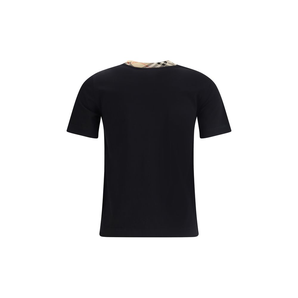 Camiseta Burberry Check com gola redonda