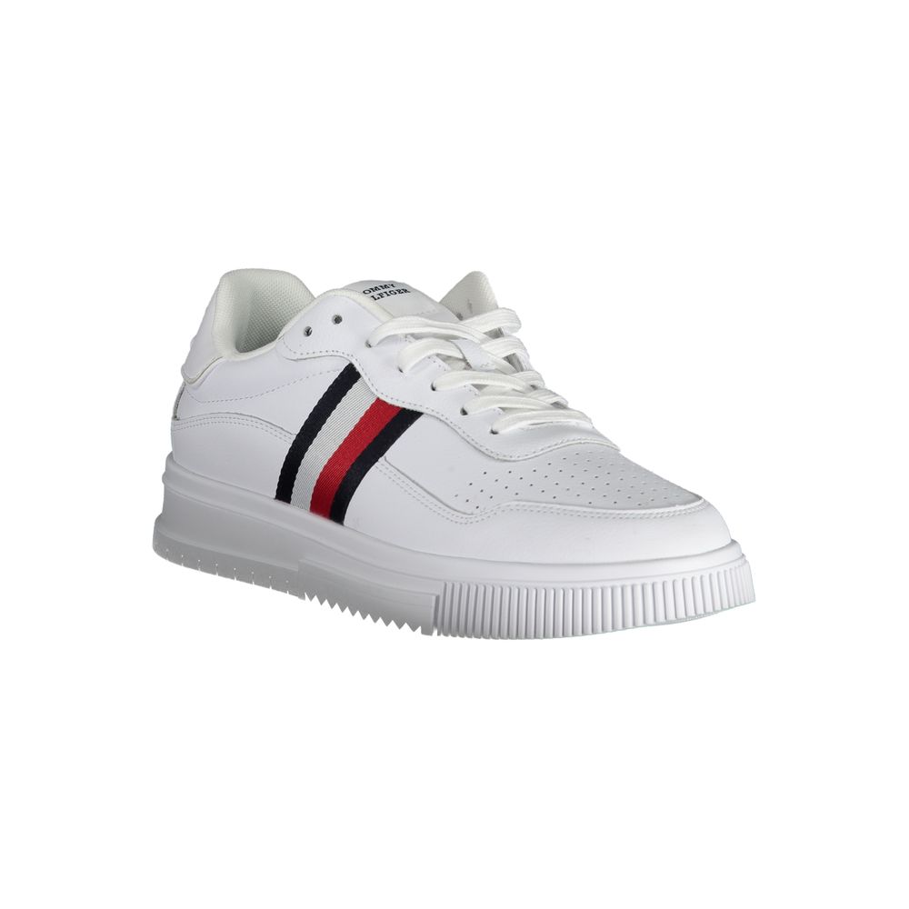Tênis Tommy Hilfiger Masculino em Couro Branco