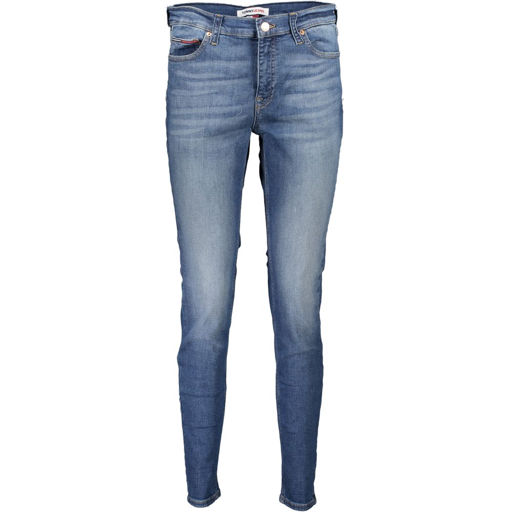 Calça jeans e calça Tommy Hilfiger de algodão azul