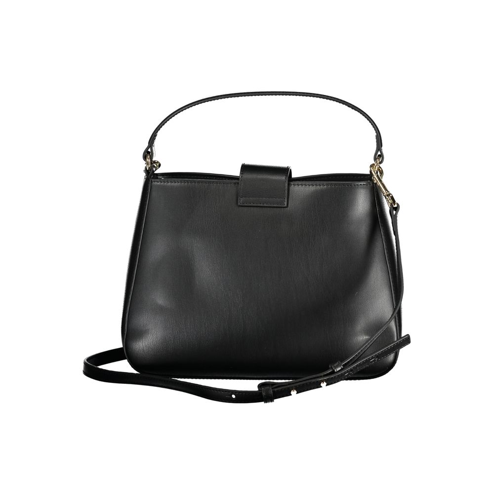 Bolsa Tommy Hilfiger Preta de Polietileno