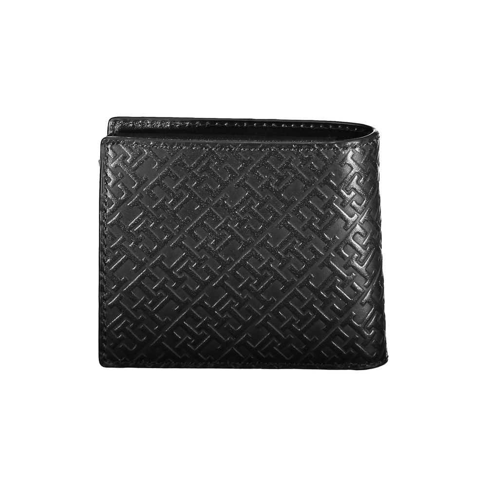 Carteira de couro elegante Tommy Hilfiger com porta-moedas