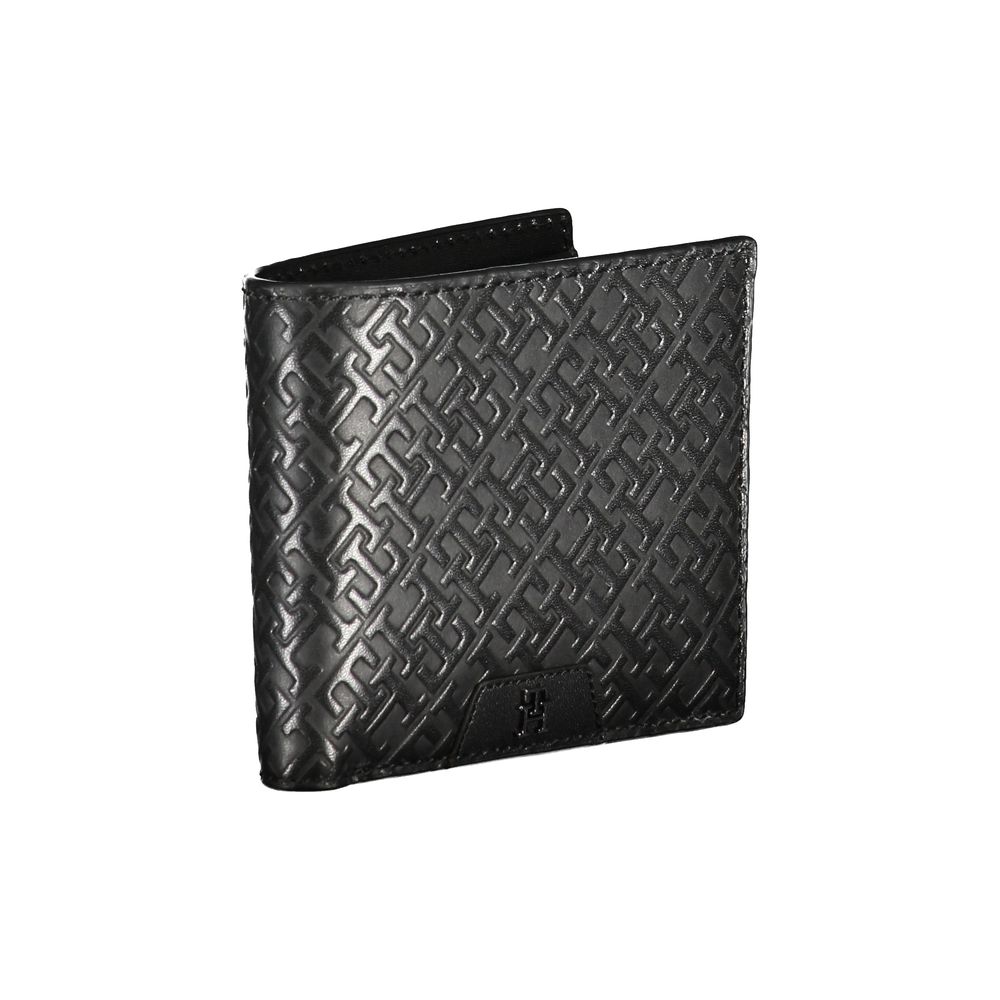 Carteira de couro elegante Tommy Hilfiger com porta-moedas