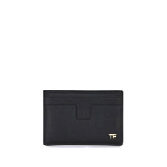 Porta-cartões de couro Saffiano Tom Ford