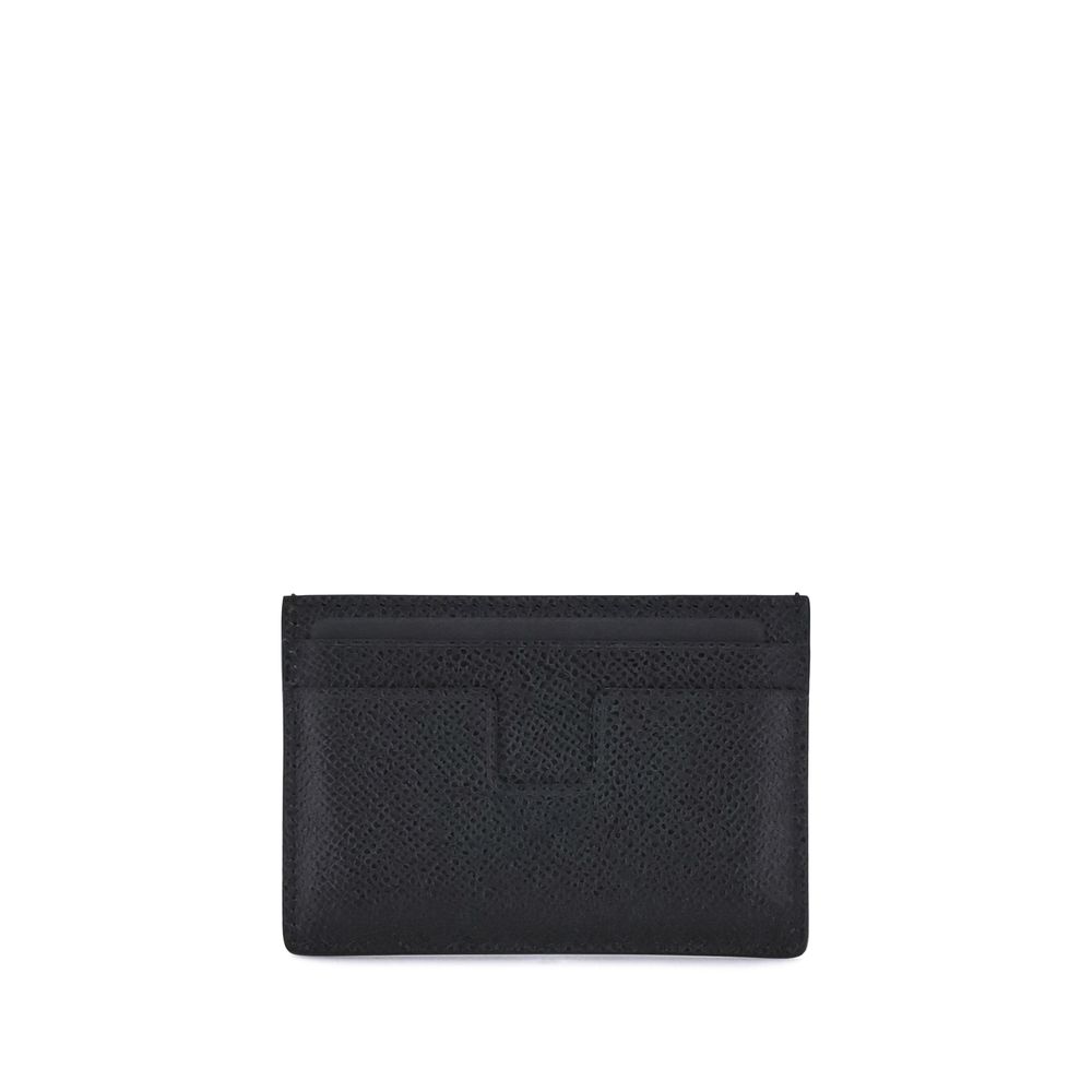 Porta-cartões de couro Saffiano Tom Ford