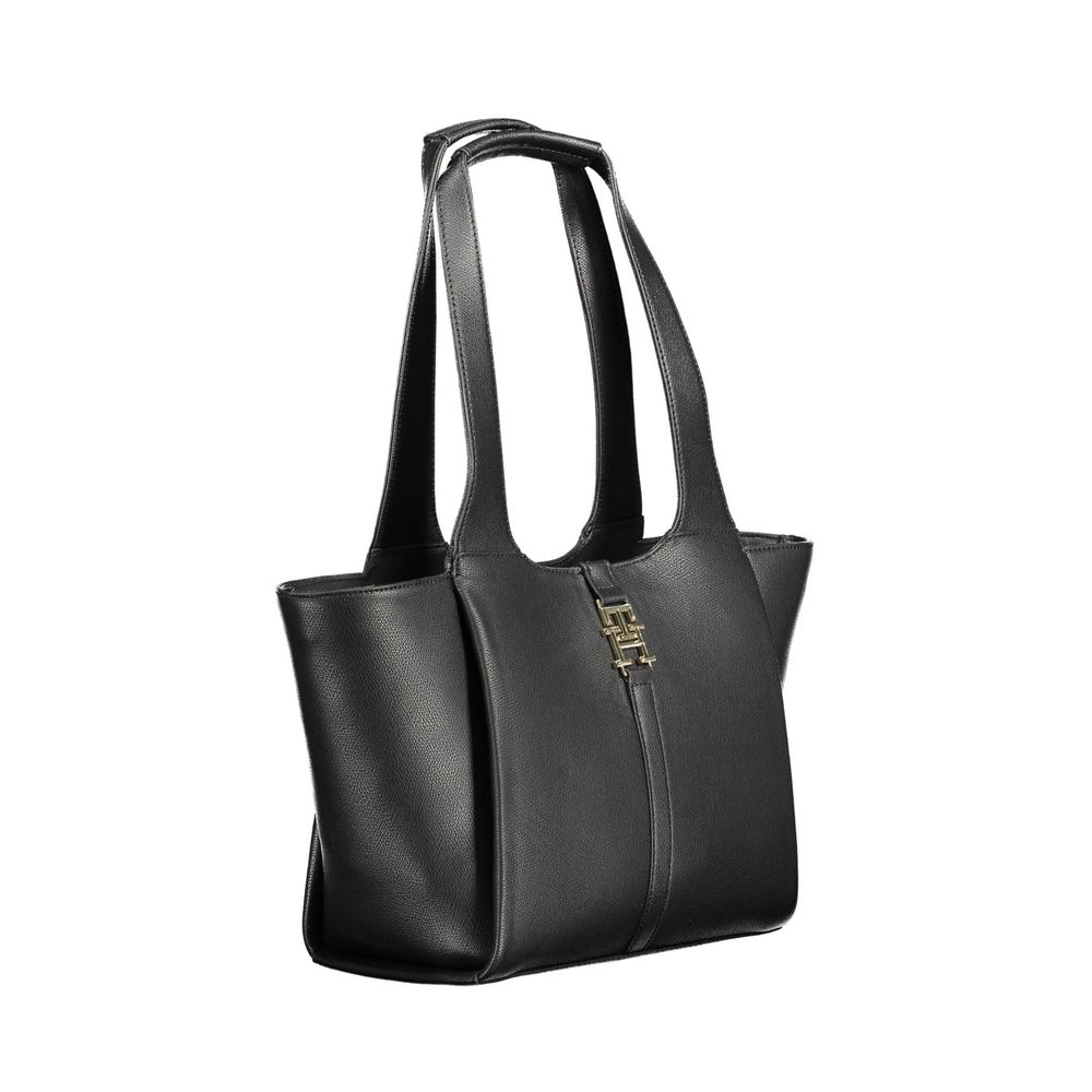 Bolsa Feminina Tommy Hilfiger Preta de Polietileno