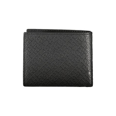 Tommy Hilfiger Carteira Dupla de Couro Elegante com Detalhes em Contraste