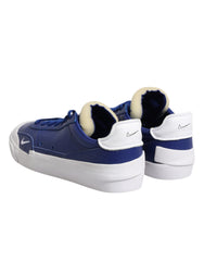 Tênis Nike PRM Branco Azul com Cadarço Cano Baixo Tipo Drop