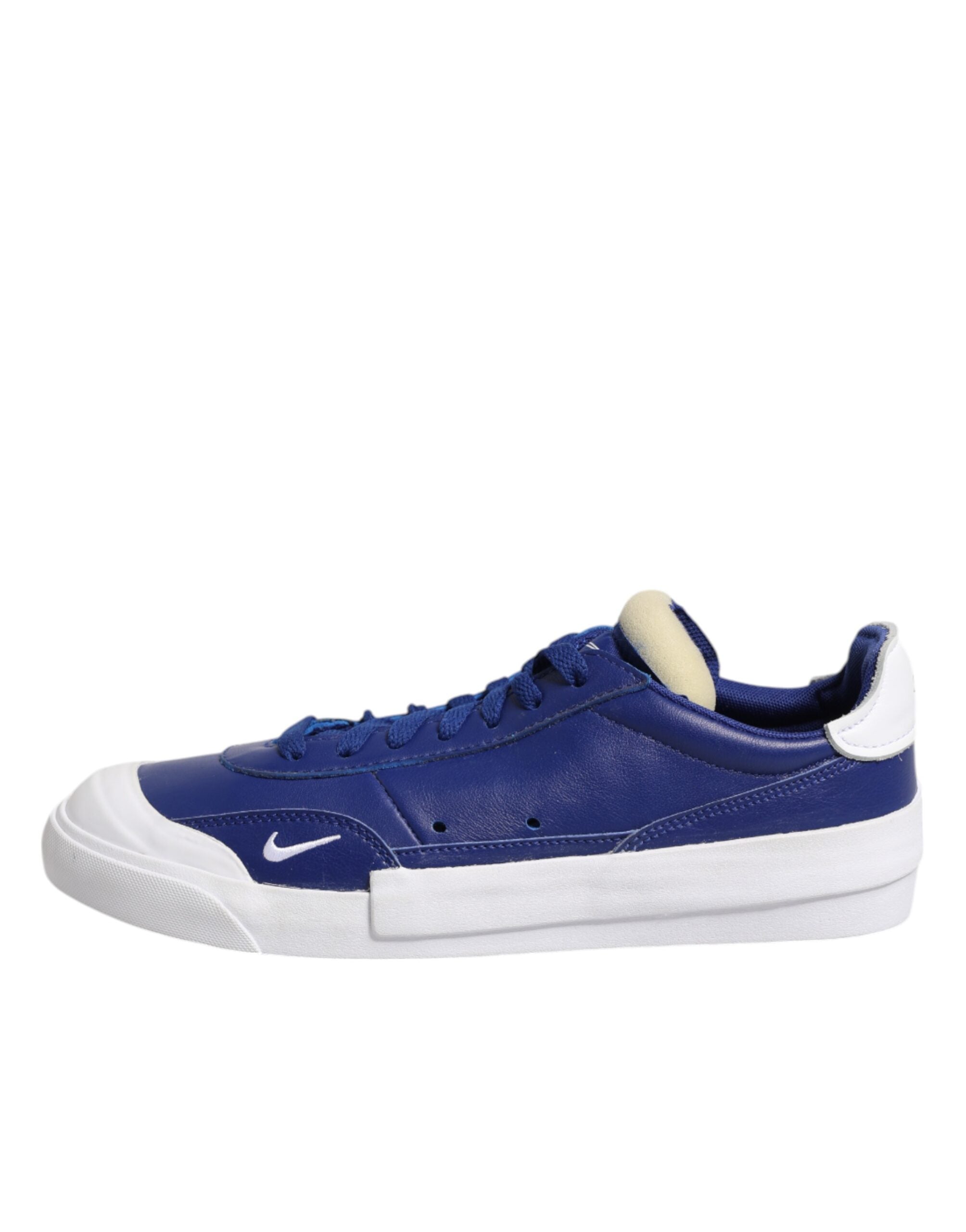 Tênis Nike PRM Branco Azul com Cadarço Cano Baixo Tipo Drop