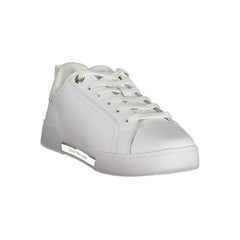 Tênis Tommy Hilfiger Chic Branco com Cadarço e Detalhe em Contraste