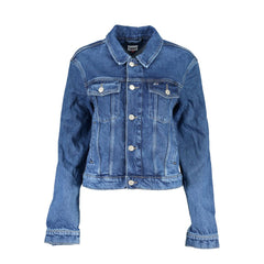 Jaqueta Tommy Hilfiger Azul Algodão Feminina