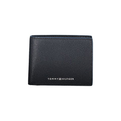 Carteira de couro elegante Tommy Hilfiger com dois compartimentos