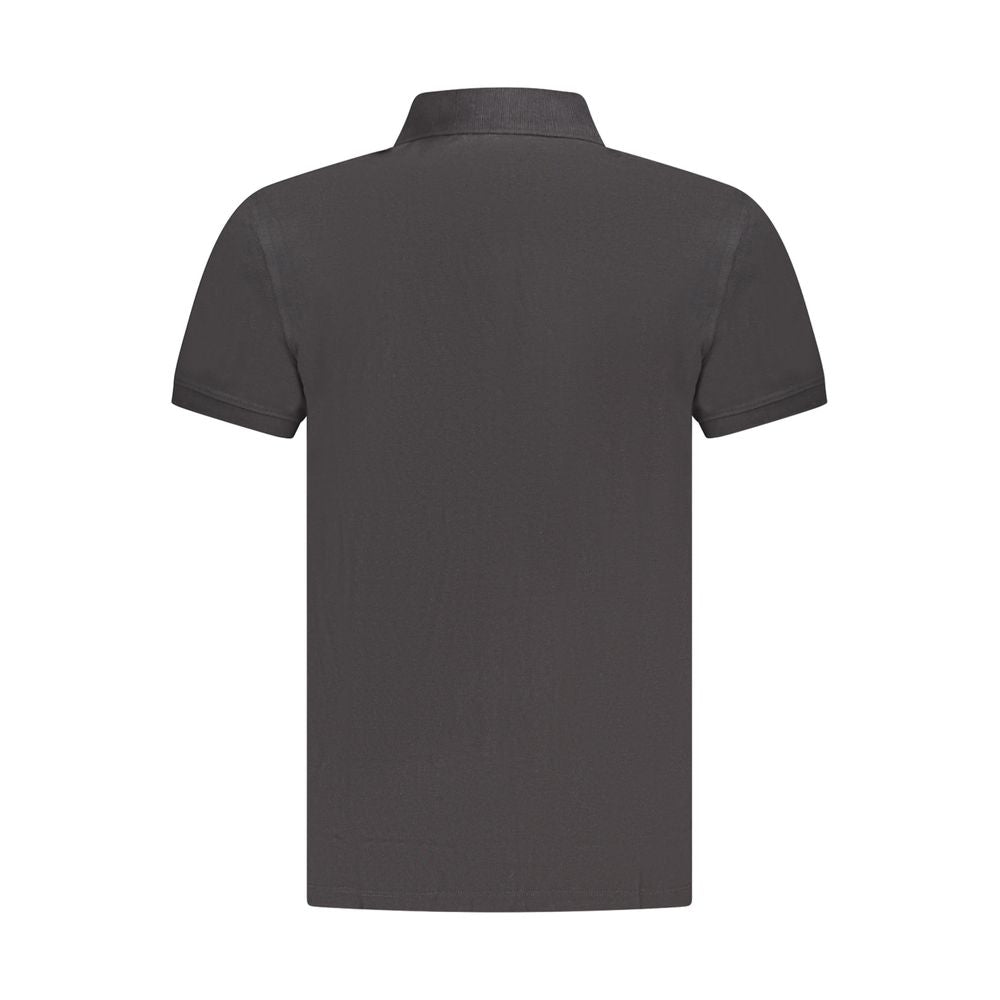 Camisa polo masculina Timberland preta de algodão