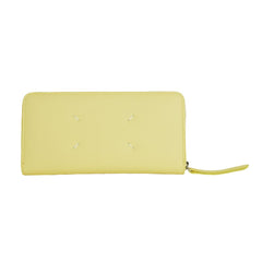 Carteira de couro de bezerro amarelo Maison Margiela