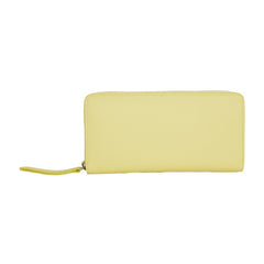 Carteira de couro de bezerro amarelo Maison Margiela