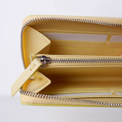 Carteira de couro de bezerro amarelo Maison Margiela