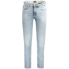 Hugo Boss Light Blue Cotton Mens Jeans