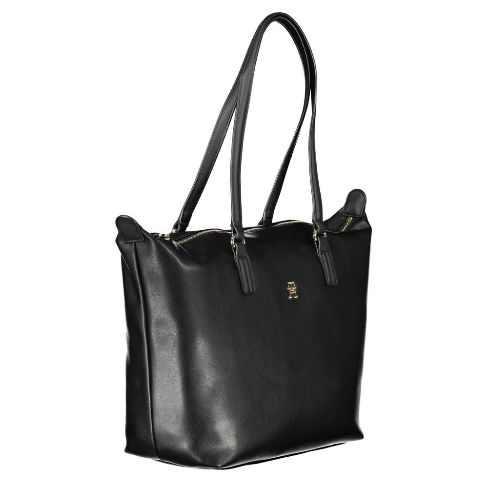 Bolsa Tommy Hilfiger Preta de Poliéster