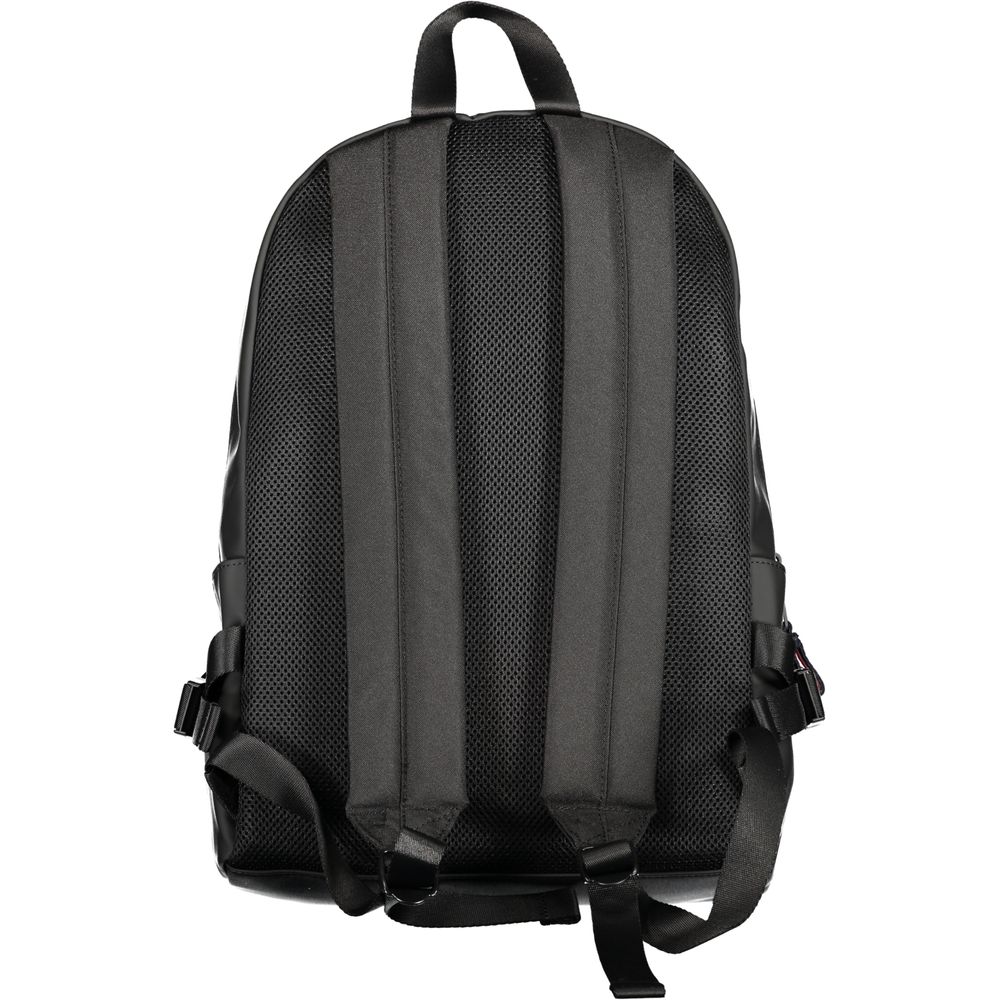Mochila Tommy Hilfiger de poliéster preta
