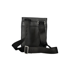 Bolsa de ombro masculina Tommy Hilfiger preta de polietileno