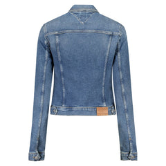 Jaqueta Tommy Hilfiger Azul Algodão Feminina