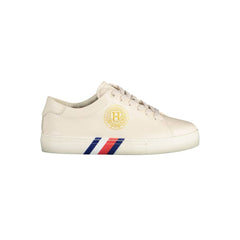 Tênis Tommy Hilfiger Bege Couro Feminino