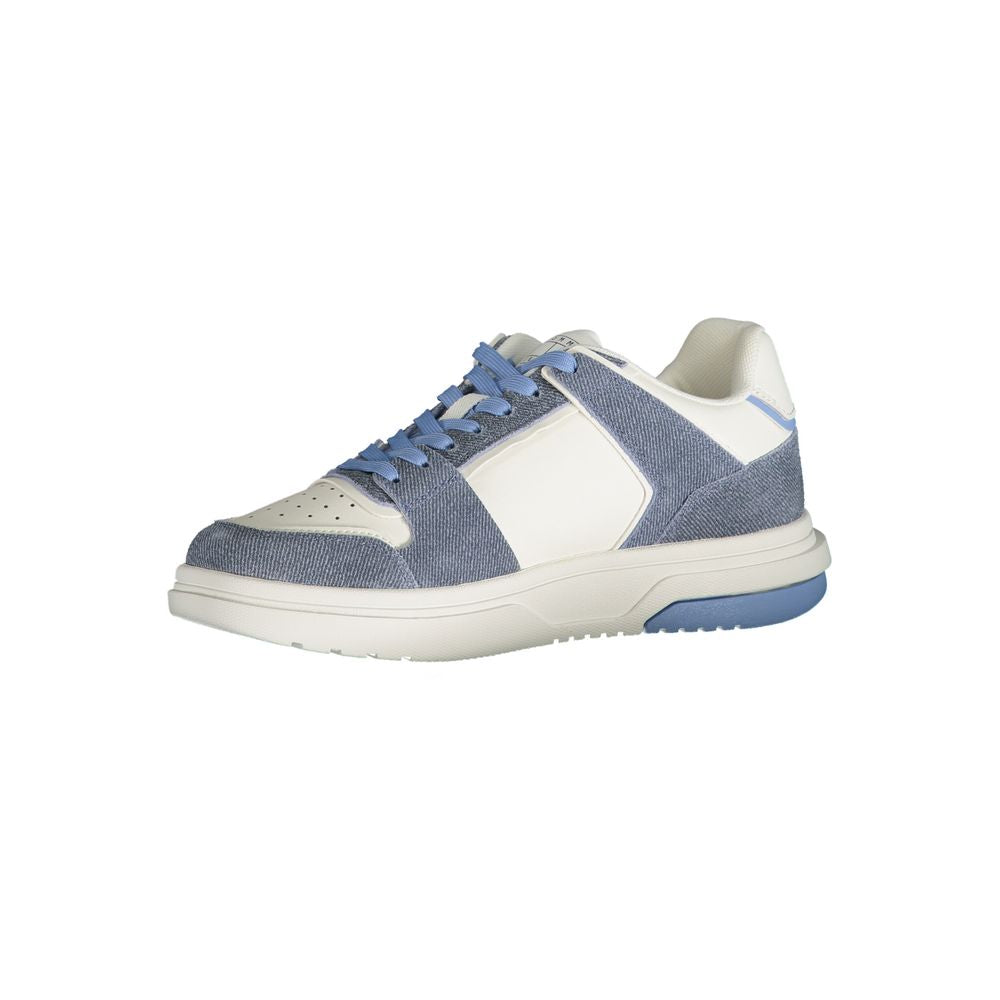 Tênis Tommy Hilfiger Azul Claro de Couro Feminino