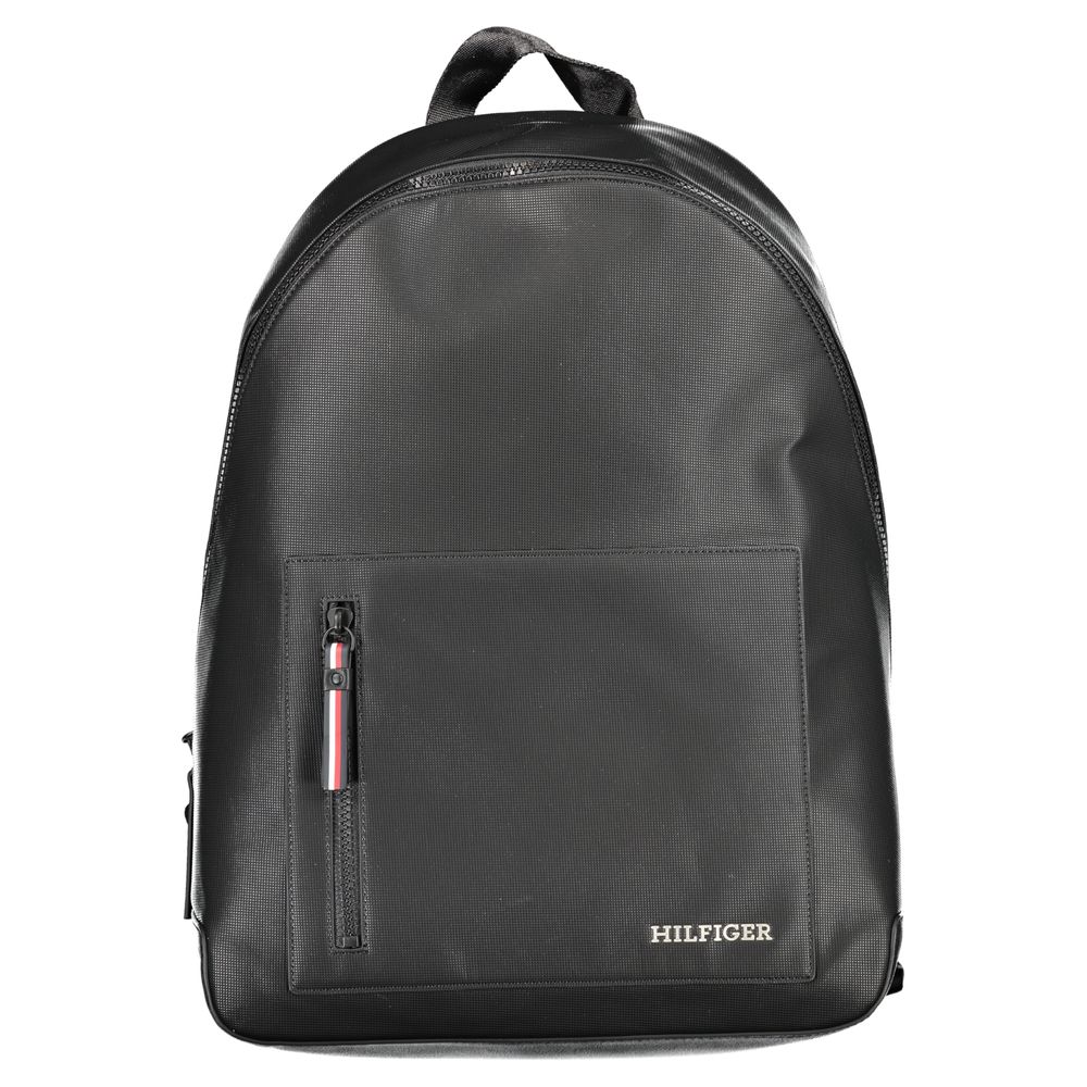 Mochila Tommy Hilfiger de poliéster preta