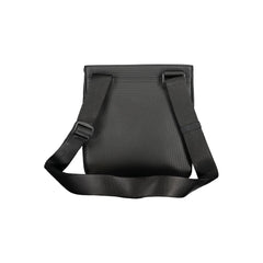 Bolsa de ombro Tommy Hilfiger preta de polietileno