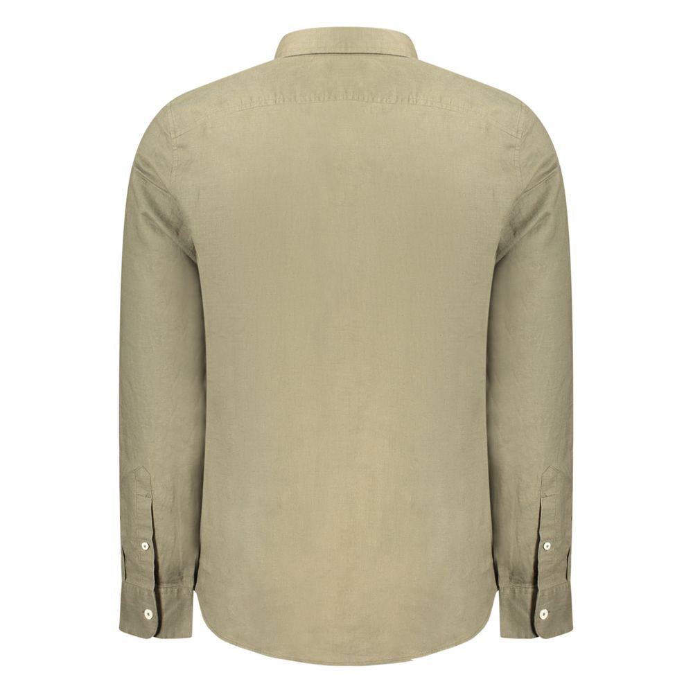 Camisa de algodão verde Timberland