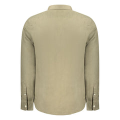 Camisa de algodão verde Timberland