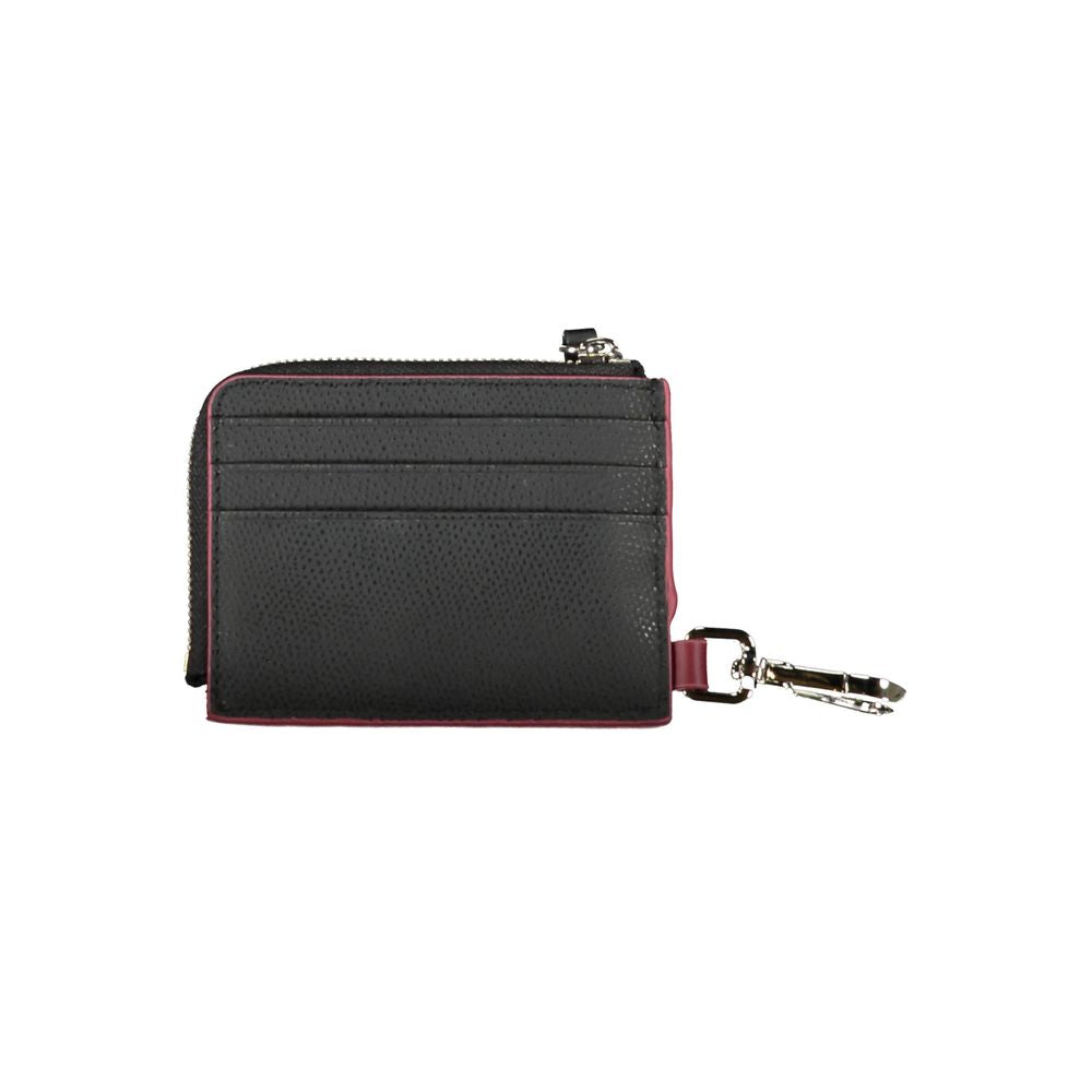 Porta-cartões Tommy Hilfiger Chic em couro com mosquetão