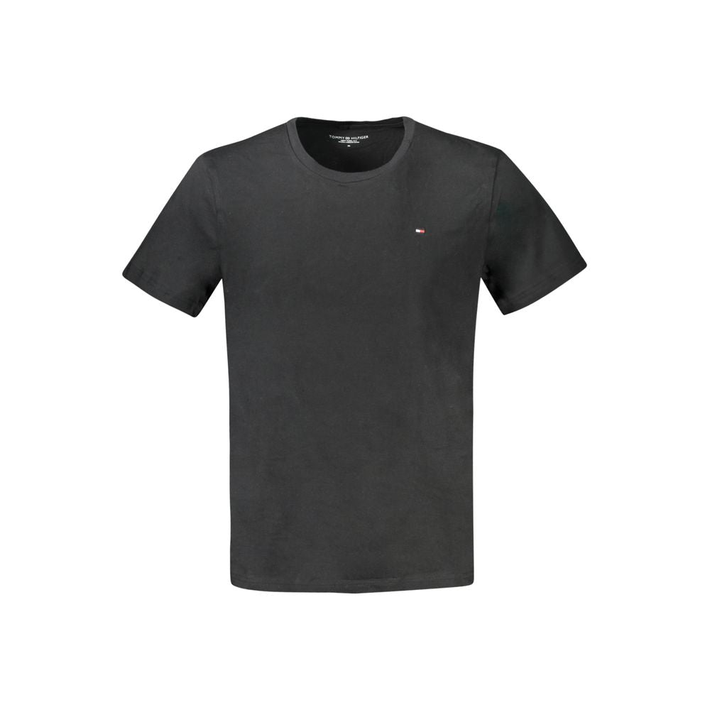 Camiseta Tommy Hilfiger preta de algodão masculina