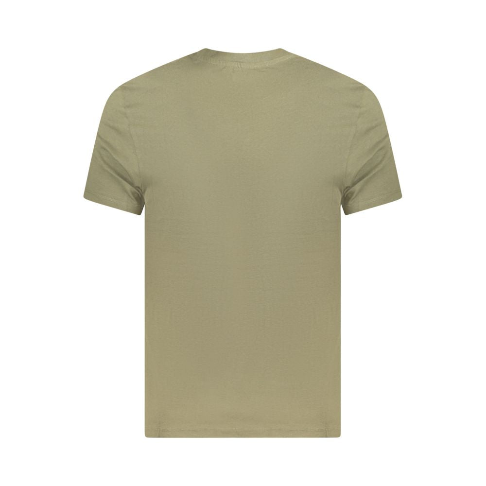 Camiseta masculina de algodão verde Timberland