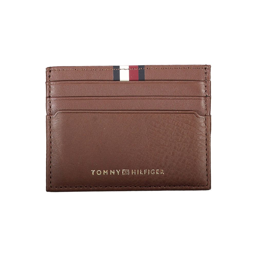 Carteira Masculina Tommy Hilfiger de Couro Marrom